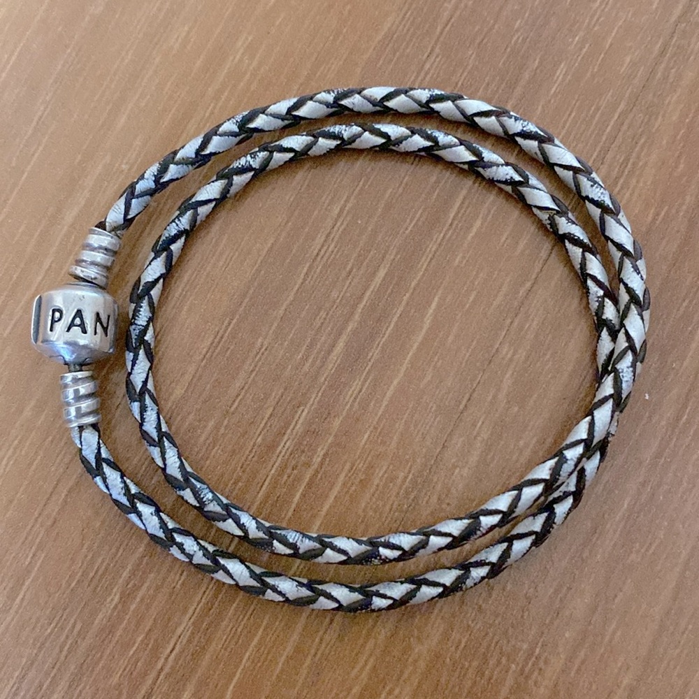 Pandora Double Wrap Leather Bracelet